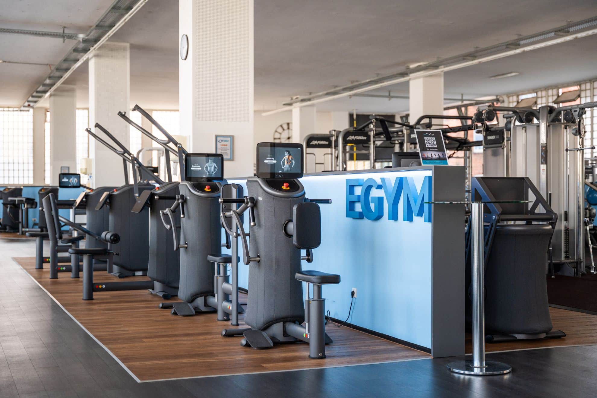 Digitale EGYM-Geräte im Studio Ulm